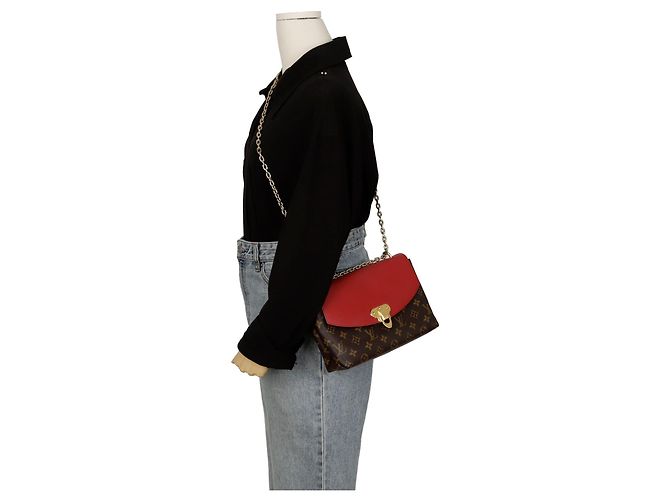 Louis Vuitton Borsa a tracolla a catena Placid semplice Marrone - vista 11