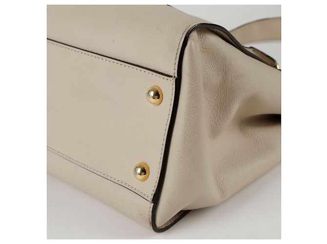 Burberry Buckle Medium Tote Schultertasche Weiß - Ansicht 12
