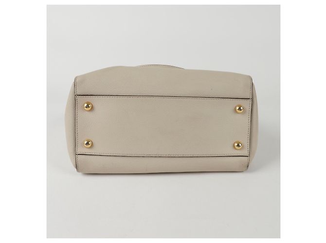 Burberry Buckle Medium Tote Schultertasche Weiß - Ansicht 13