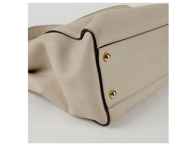 Burberry Buckle Medium Tote Schultertasche Weiß - Ansicht 14