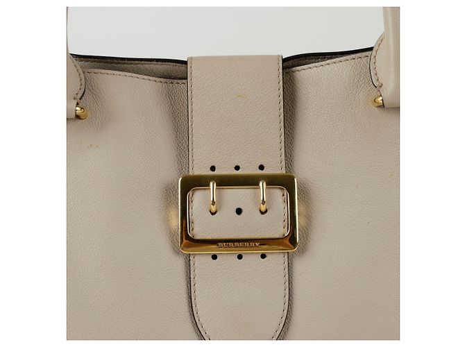 Burberry Buckle Medium Tote Schultertasche Weiß - Ansicht 2