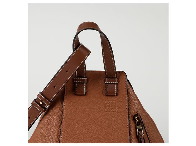 Loewe Borsa a Spalla Hammock Skoll Marrone - vista 2