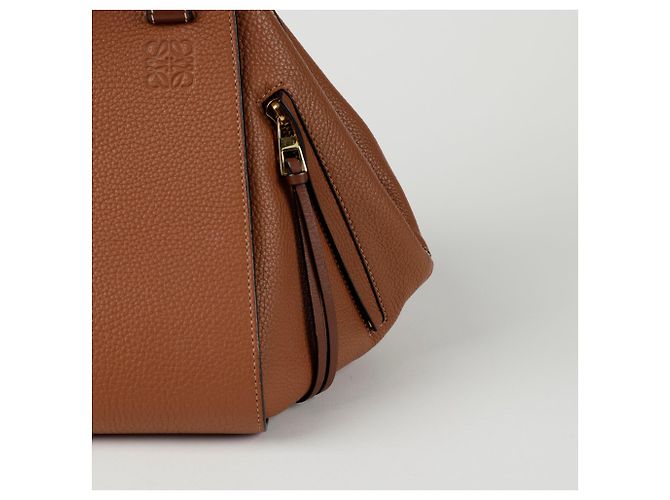 Loewe Borsa a Spalla Hammock Skoll Marrone - vista 3