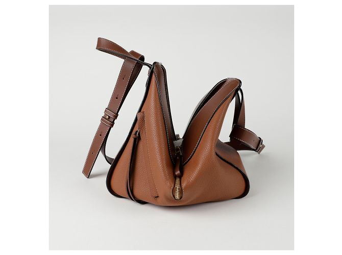 Loewe Borsa a Spalla Hammock Skoll Marrone - vista 4