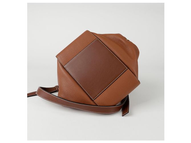 Loewe Borsa a Spalla Hammock Skoll Marrone - vista 7