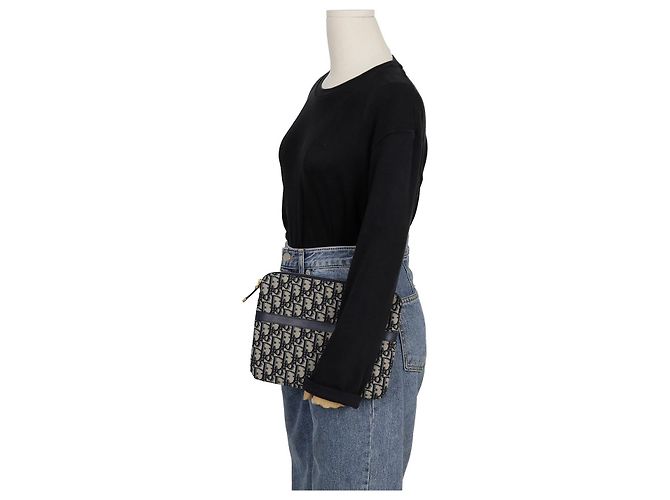 Dior Borsa Clutch da Viaggio Blu - vista 8