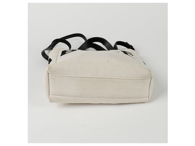Balenciaga Logo-Canvas-Shopper-Tasche Weiß - Ansicht 10