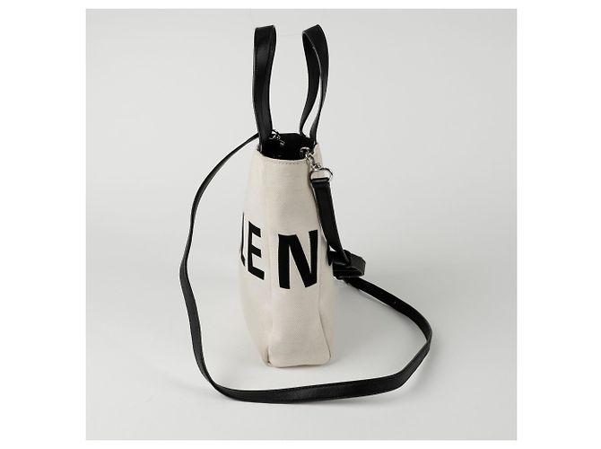 Balenciaga Logo-Canvas-Shopper-Tasche Weiß - Ansicht 5