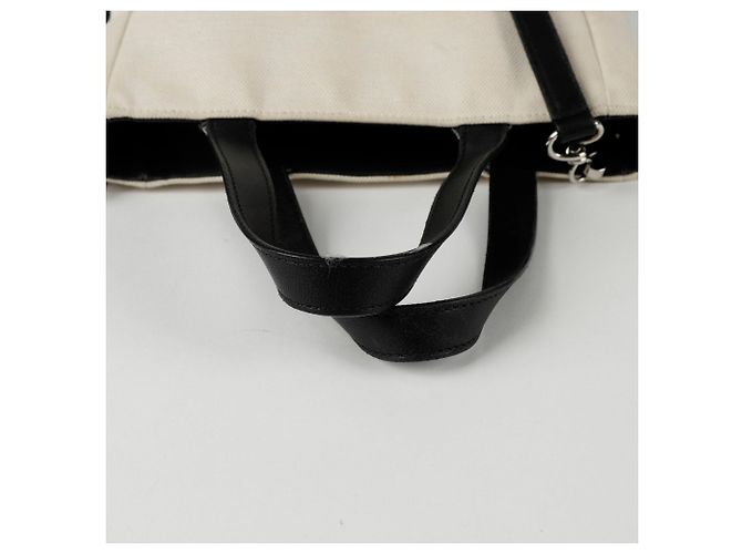 Balenciaga Logo-Canvas-Shopper-Tasche Weiß - Ansicht 8