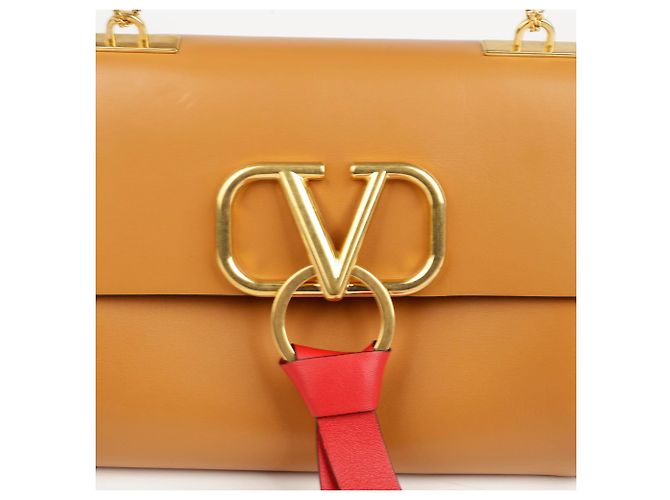 Valentino Borsa a spalla con patta logo Marrone - vista 3