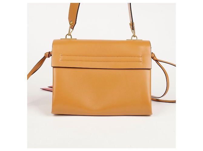 Valentino Borsa a spalla con patta logo Marrone - vista 7