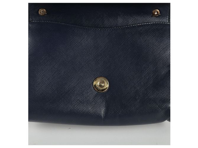 Salvatore Ferragamo Borsa a tracolla Genie Bar Blu - vista 12