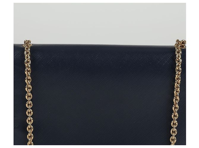 Salvatore Ferragamo Borsa a tracolla Genie Bar Blu - vista 4