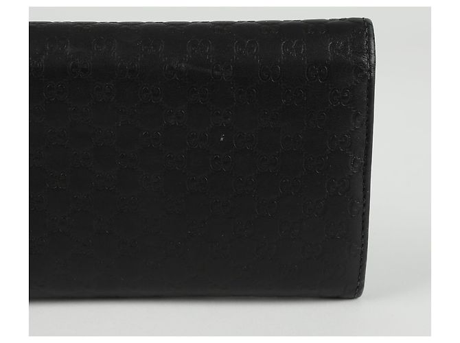 Gucci Sima Bogenklappen-Langgeldbörse Schwarz - Ansicht 4