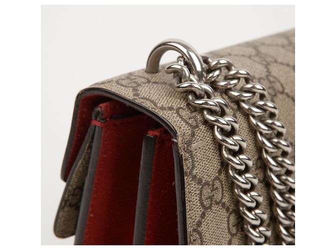 Gucci Borsa a Spalla Piccola Dionysus Rosso - vista 4