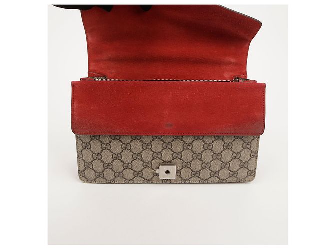 Gucci Borsa a Spalla Piccola Dionysus Rosso - vista 9