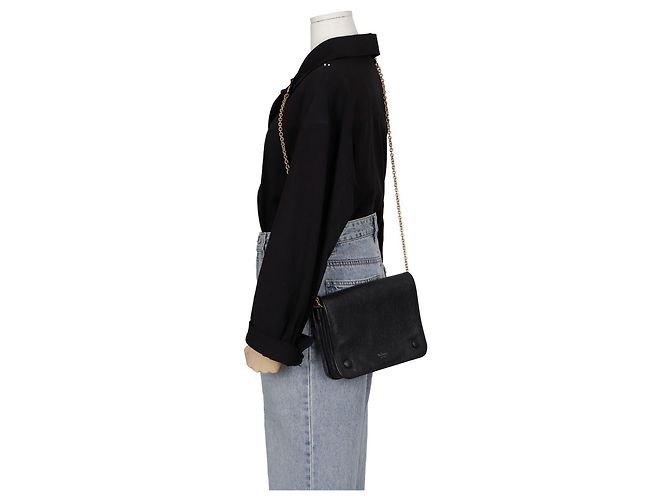 Mulberry Borsa a Spalla e Crossbody Clifton Small Nero - vista 11