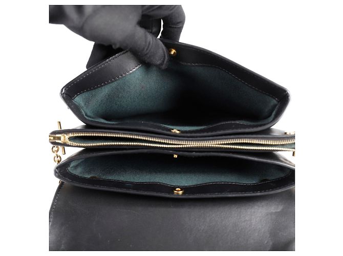 Mulberry Borsa a Spalla e Crossbody Clifton Small Nero - vista 9