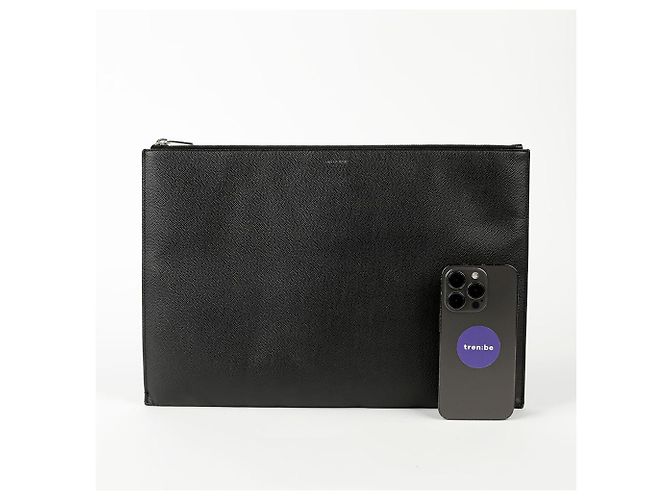 Saint Laurent Grande borsa clutch Nero - vista 11