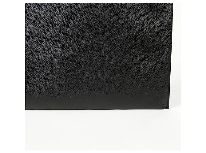 Saint Laurent Grande borsa clutch Nero - vista 3