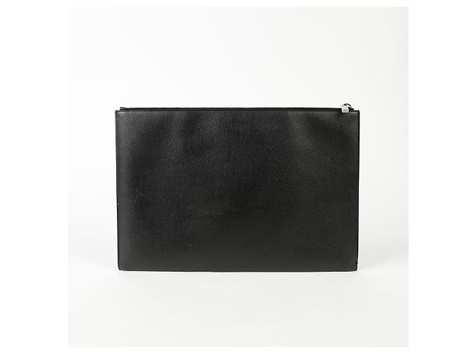Saint Laurent Grande borsa clutch Nero - vista 4