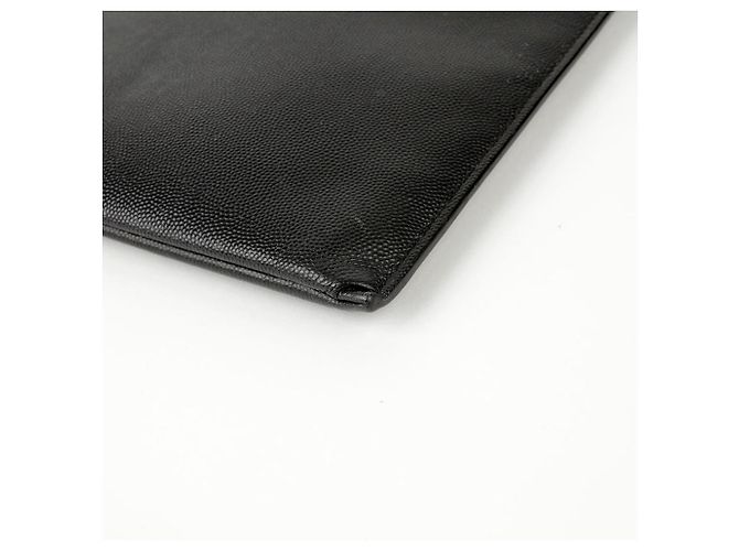 Saint Laurent Grande borsa clutch Nero - vista 8