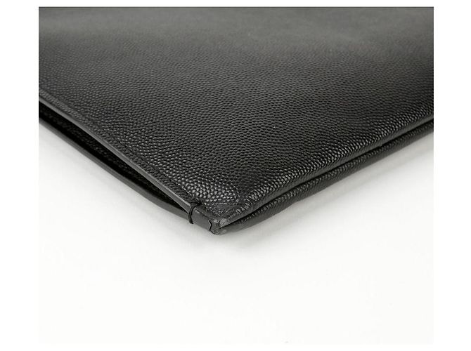 Saint Laurent Grande borsa clutch Nero - vista 9