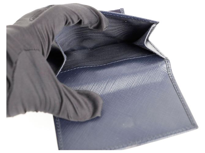 Salvatore Ferragamo BARA Wallet Blau - Ansicht 8