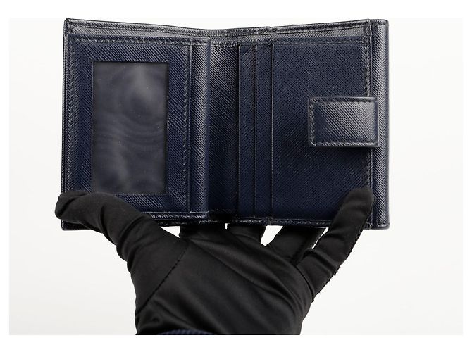 Salvatore Ferragamo BARA Wallet Blau - Ansicht 9
