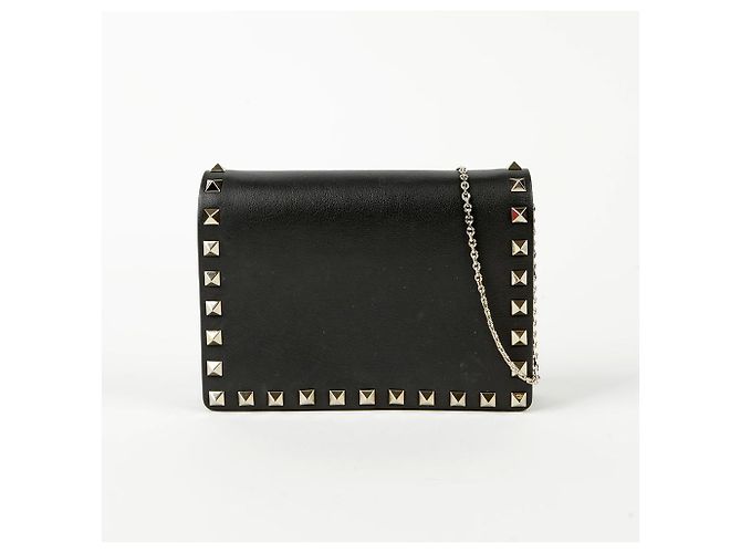 Valentino Mini borsa a spalla e crossbody Rockstud Chain Nero - vista 2