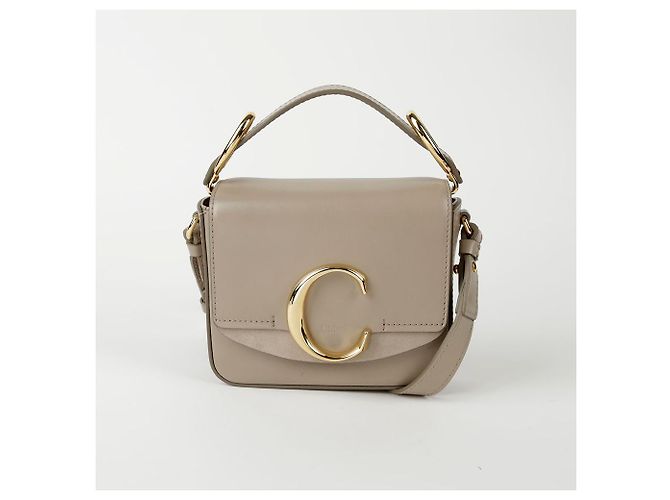 Chloé Mini borsa tote e borsa a spalla con logo Marrone - vista 2