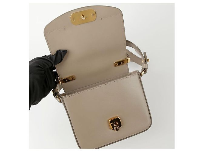Chloé Mini borsa tote e borsa a spalla con logo Marrone - vista 8