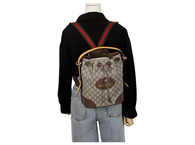 Gucci Zaino a secchiello neo vintage Marrone - vista 16