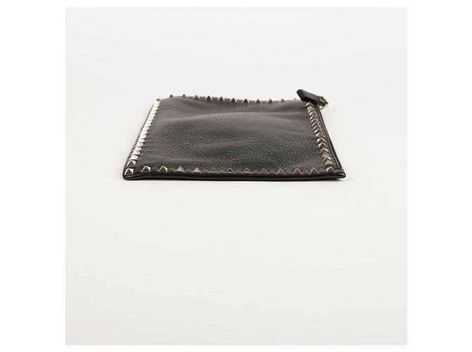 Valentino Clutch Rockstud Nero - vista 10