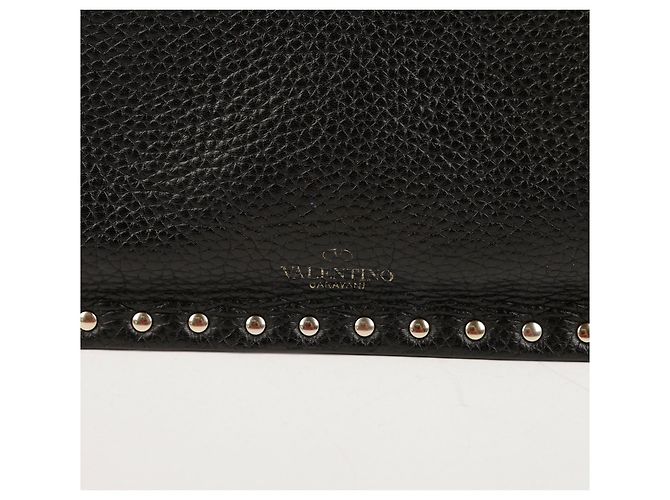 Valentino Clutch Rockstud Nero - vista 5