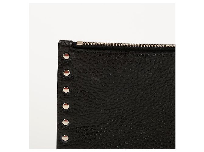 Valentino Clutch Rockstud Nero - vista 6