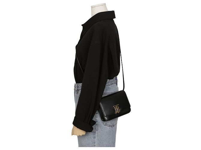 Burberry Mini borsa a spalla e crossbody TB Nero - vista 12