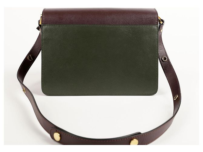 Marni Borsa a spalla e crossbody media Trunk Blu - vista 6