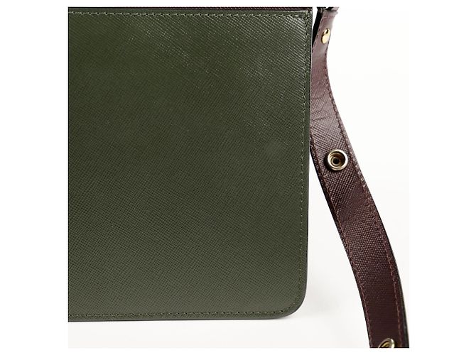 Marni Borsa a spalla e crossbody media Trunk Blu - vista 7