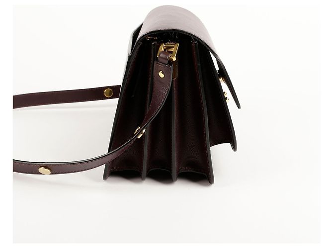 Marni Borsa a spalla e crossbody media Trunk Blu - vista 8