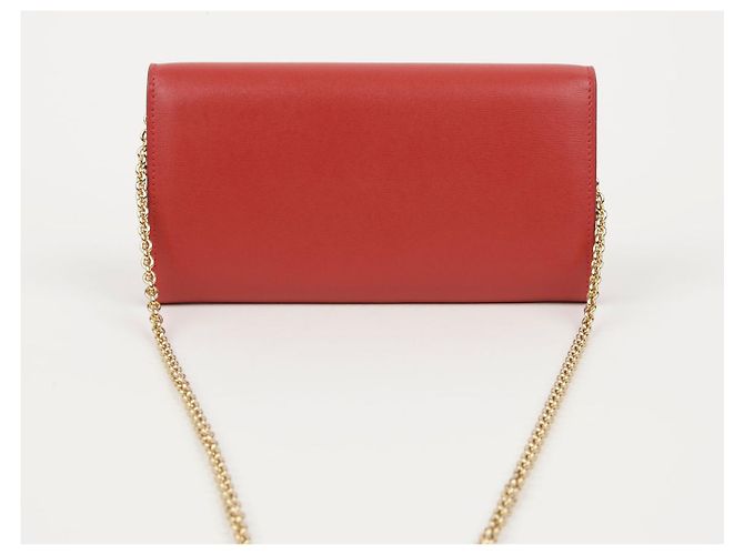Salvatore Ferragamo Portafoglio Gancini e borsa a tracolla Rosso - vista 2