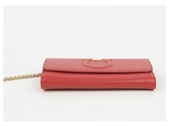 Salvatore Ferragamo Portafoglio Gancini e borsa a tracolla Rosso - vista 4