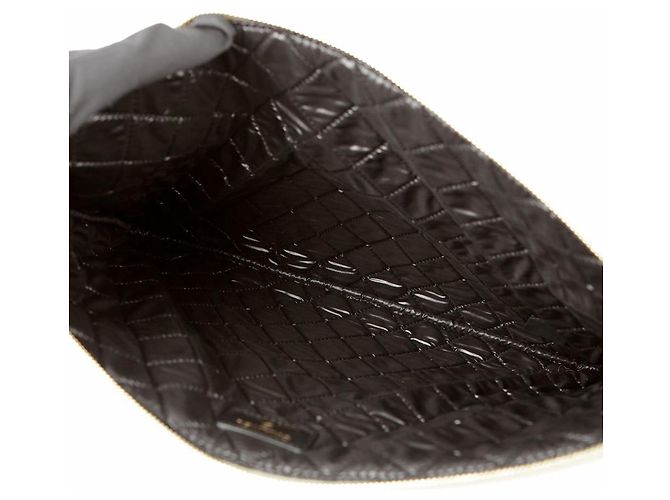 Chanel Clutch Decorato con Perle Nero - vista 10