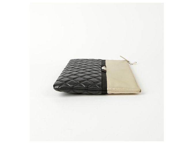 Chanel Clutch Decorato con Perle Nero - vista 5