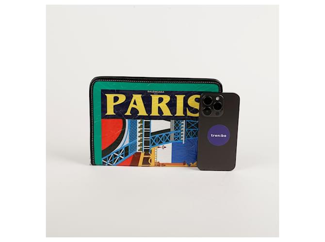 Balenciaga Mini Clutch Bazaar PARIS Multicolore - vista 10