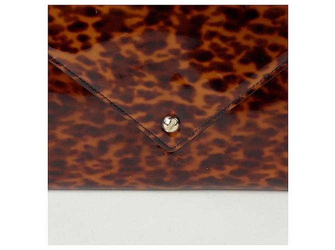 Givenchy Bolsa envelope com estampa de leopardo e alça transversal Branco - vista 2