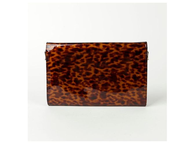 Givenchy Bolsa envelope com estampa de leopardo e alça transversal Branco - vista 3