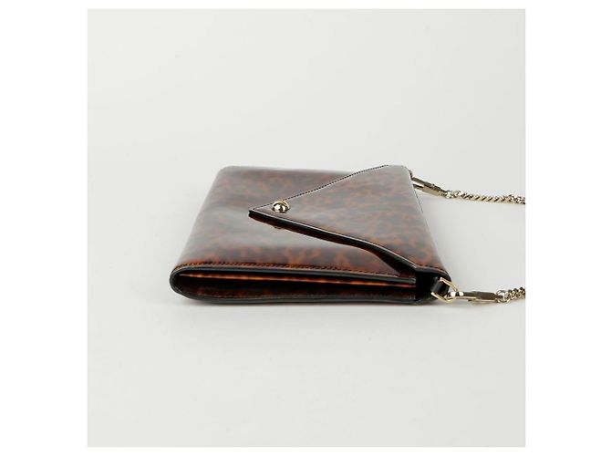 Givenchy Bolsa envelope com estampa de leopardo e alça transversal Branco - vista 4