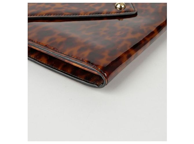 Givenchy Bolsa envelope com estampa de leopardo e alça transversal Branco - vista 7