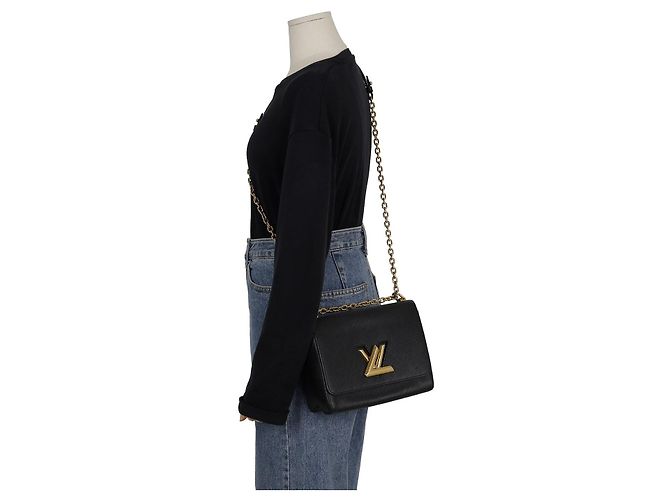 Louis Vuitton Borsa a Spalla Crossbody Twist MM Nero - vista 11